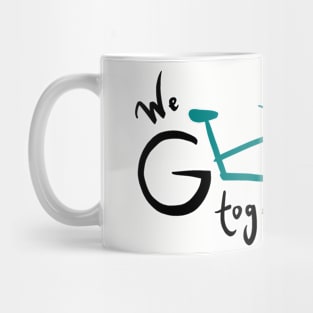 We go together - teal Mug